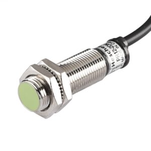 Heschen M12 Inductive Proximity Sensor Switch PR12-2DN Cylindrical Type Detector 2mm DC12-24V 3-Wire NPN NO(Normally Open) CE