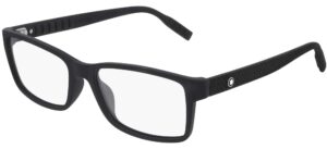 eyeglasses montblanc mb 0066 o- 001 / black