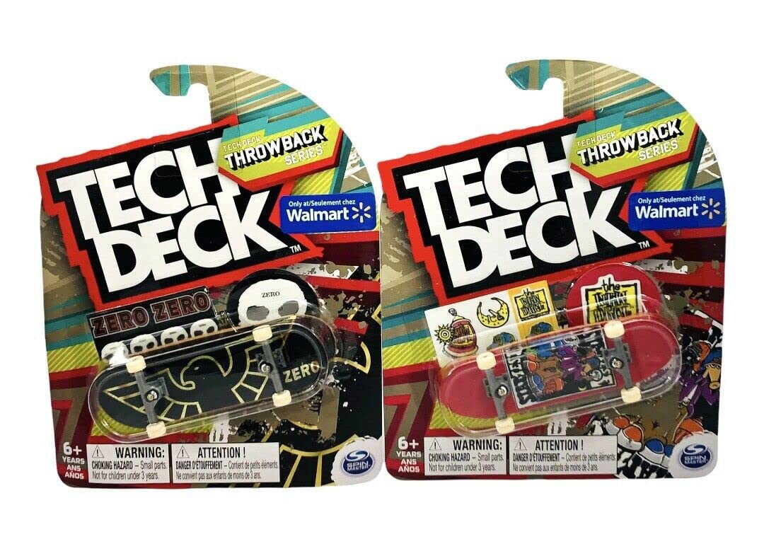 TECH DECK Freestyle N' Skate Ultra Rare Board Bundled with Skateboard 2 Pack World Edition Limited Series with Decals Accessories 2 Items