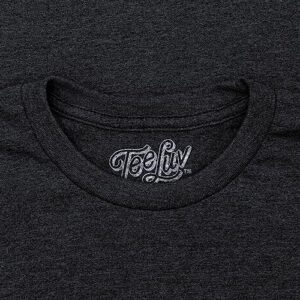Tee Luv Men's Pontiac Firebird Graphic T-Shirt (Charcoal Heather) (XL)