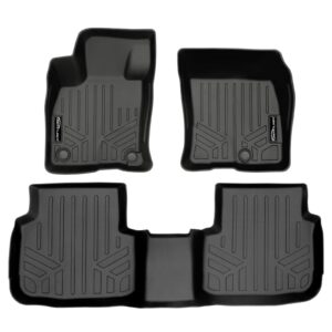 smartliner all weather custom fit floor mats 2 row liner set black compatible with 2020-2023 compatible with ford escape does not fit hybrids