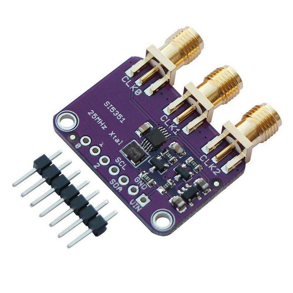 Gump's grocery Si5351A Signal Generator Clock Breakout Board 3.3/5V 25MHz 8~160MHz for Arduino