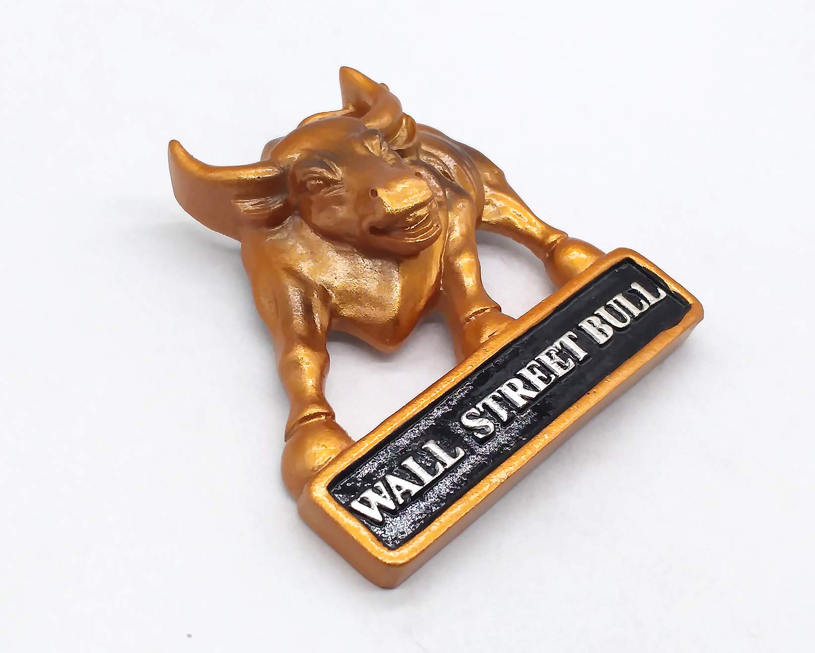 Charging Bull of Wall Street Manhattan New York USA Fridge Magnet Tourist Souvenir Gift Home Kitchen Decoration Magnetic Sticker,Wall Street America Refrigerator Magnet Collection