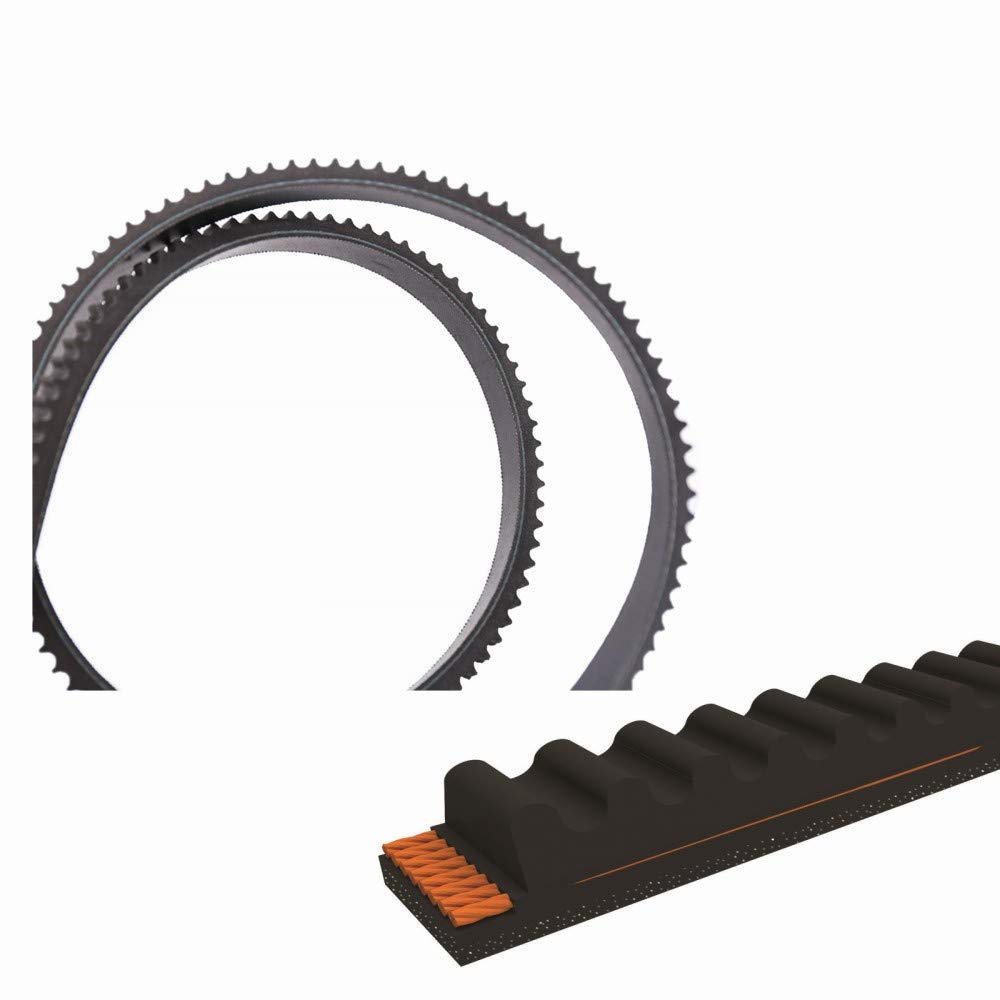 QIJIA Lawn Mower Drive Belt 5/8" x 49 1/4" for Toro 1-323744,Commercial Walk Behind Gear Drive mowers, 2002-2010