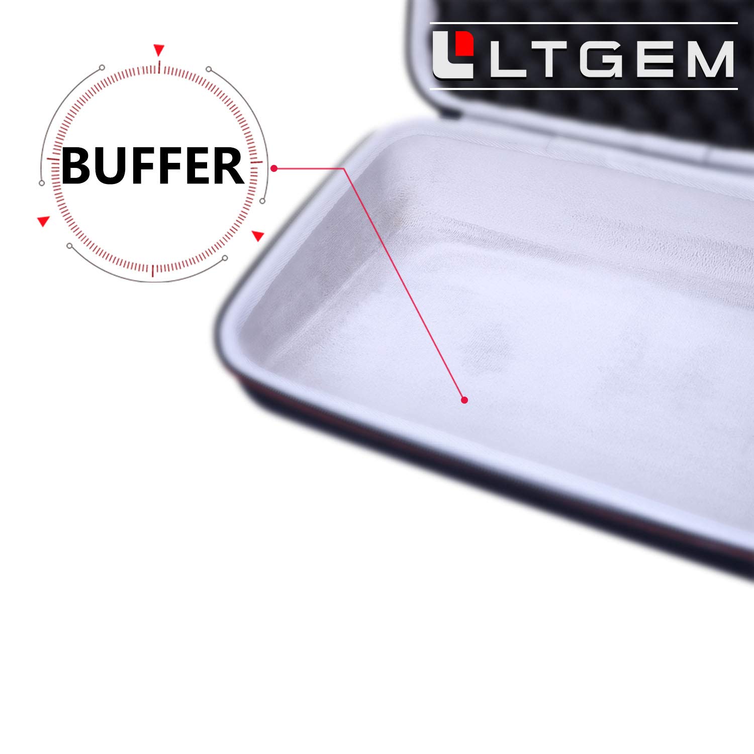 LTGEM Hard Case for TC Helicon GoXLR Revolutionary Online Broadcaster Platform - Travel Carrying Protective Storage Bag