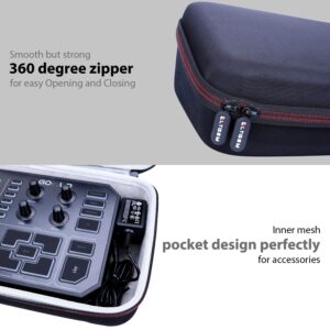 LTGEM Hard Case for TC Helicon GoXLR Revolutionary Online Broadcaster Platform - Travel Carrying Protective Storage Bag