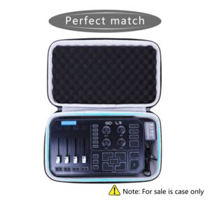 LTGEM Hard Case for TC Helicon GoXLR Revolutionary Online Broadcaster Platform - Travel Carrying Protective Storage Bag