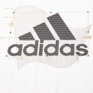 adidas mens Universal Badge of Sport Tee White X-Large