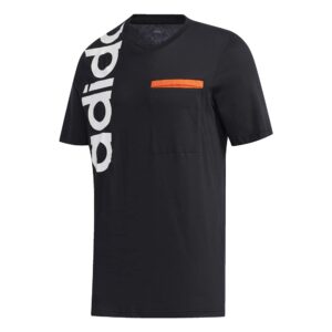 adidas mens new authentic tee black x-small