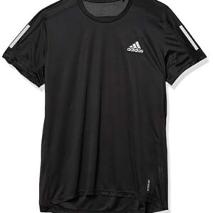 adidas Men's Own The Run Tee, Black, X-Large