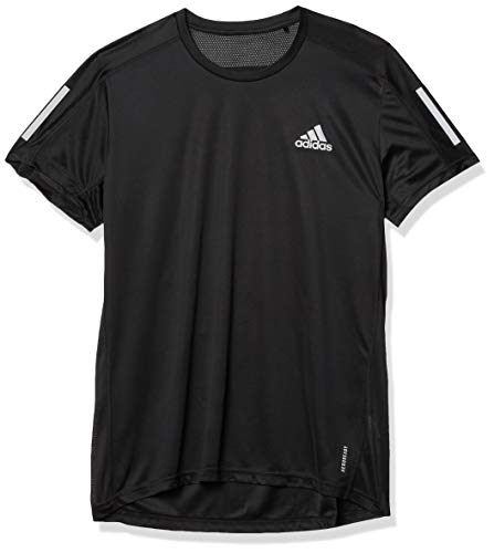 adidas Men's Own The Run Tee, Black, X-Large