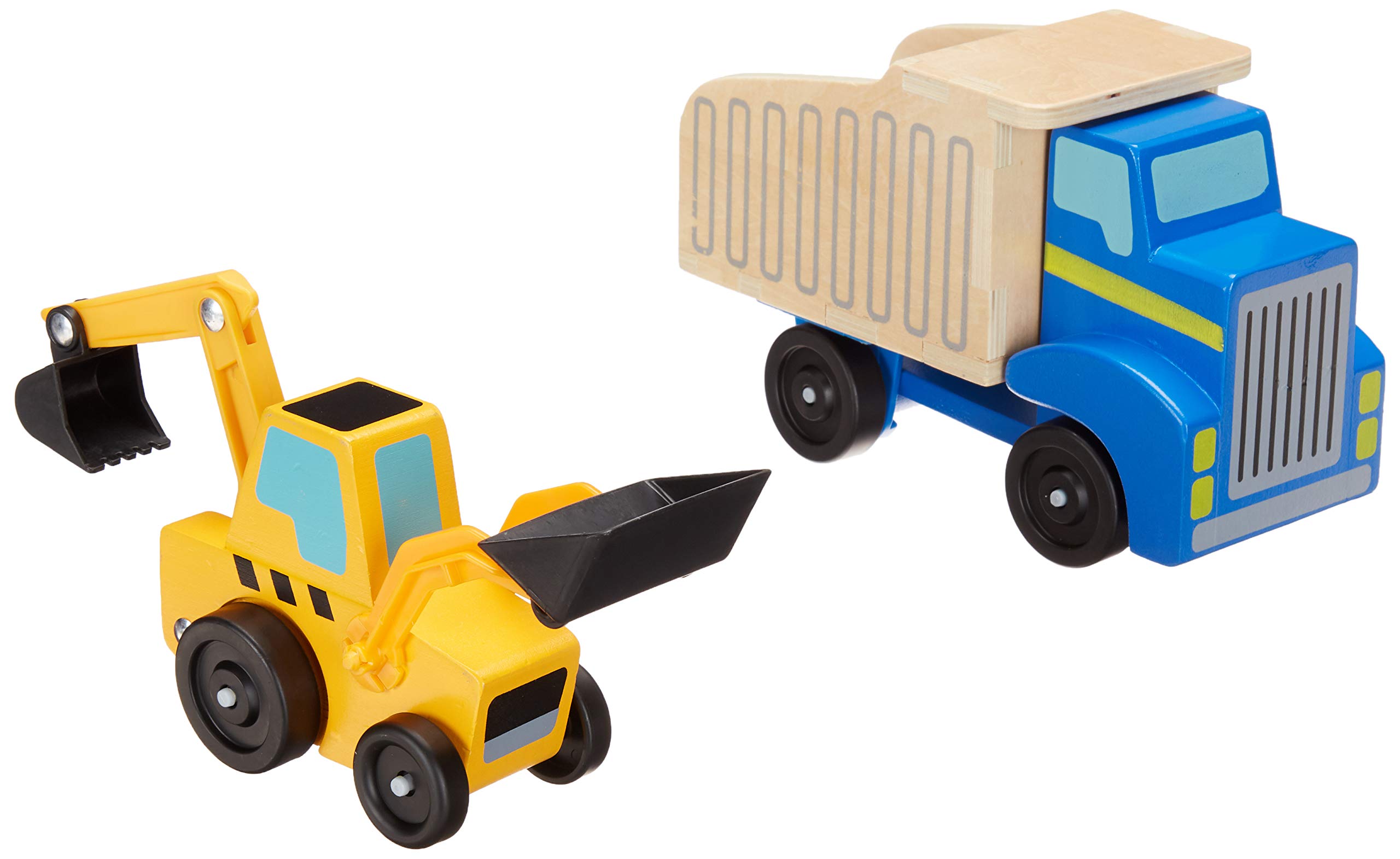 Melissa & Doug Classic Toy Dump Truck & Loader