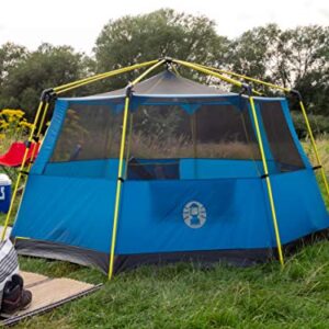 Coleman Tent Octago, 3 Man Tent Ideal for Camping in The Garden, Dome Tent, Waterproof 3 Person Camping Tent with Sewn-in Groundsheet