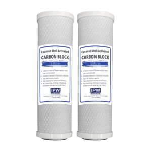 compatible carbon block filters for rainsoft uf-50, uf-50t filter set by ipw industries inc.