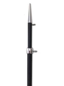 tigress xd 3k carbon fiber 8' telescoping center rigger with patented tigress track internal tracking system, for use on sports fishing boats up to 40 feet