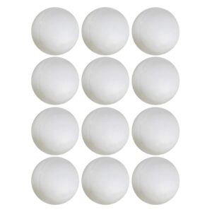 artcreativity white ping pong balls - pack of 12 - mini 1.5 inch ping pong balls for goldfish game, halloween table games, fun carnival games supplies for kids, parties