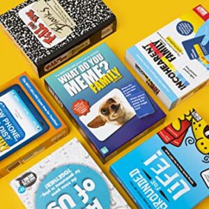 WHAT DO YOU MEME? Family Edition - The Best in Family Card Games for Kids and Adults