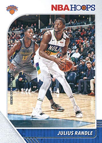 2019-20 Panini NBA Hoops New York Knicks Team Set of 10 Cards: Julius Randle(#121), Kevin Knox II(#123), Frank Ntilikina(#125), Mitchell Robinson(#126), Dennis Smith Jr.(#127), Allonzo Trier(#128), RJ Barrett(#201), Ignas Brazdeikis(#235), Marcus Morris(#