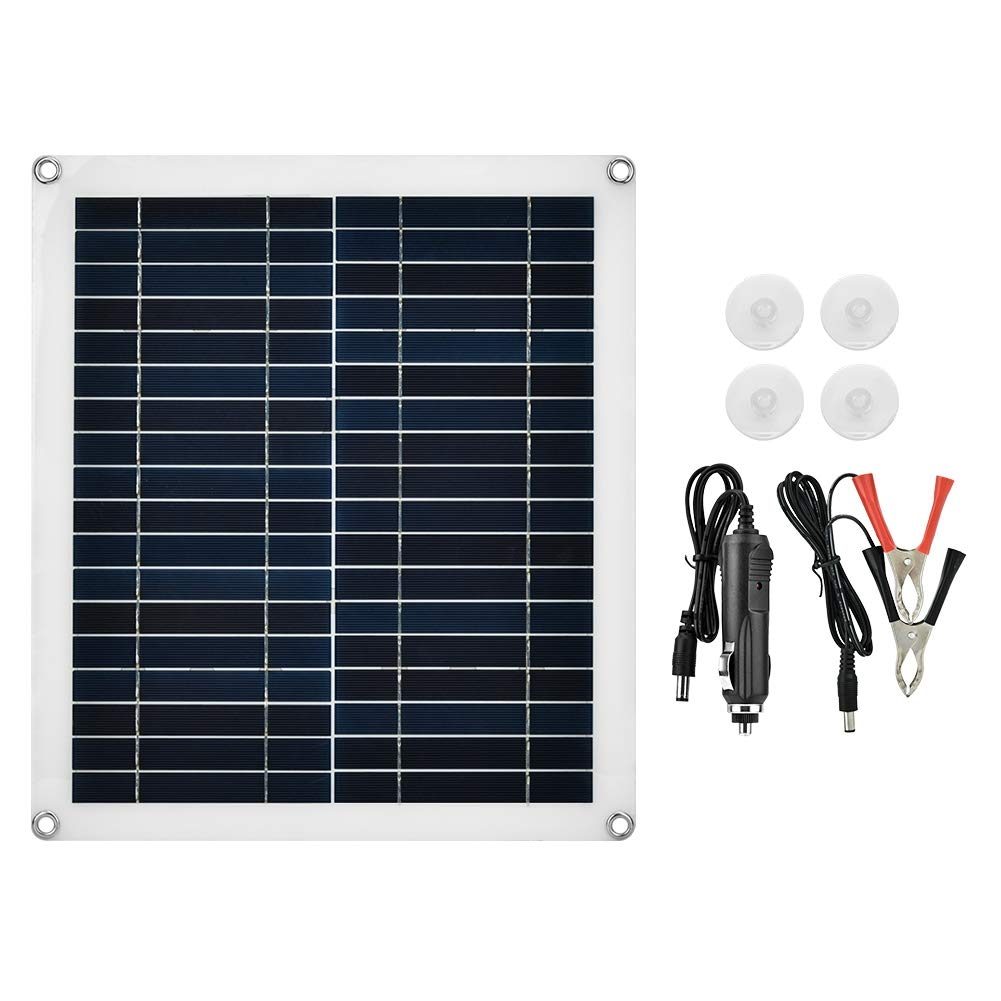 25W Flexible Solar Panel,25W New Flexible Polycrystalline Solar Panel Charger Outdoor Waterproof