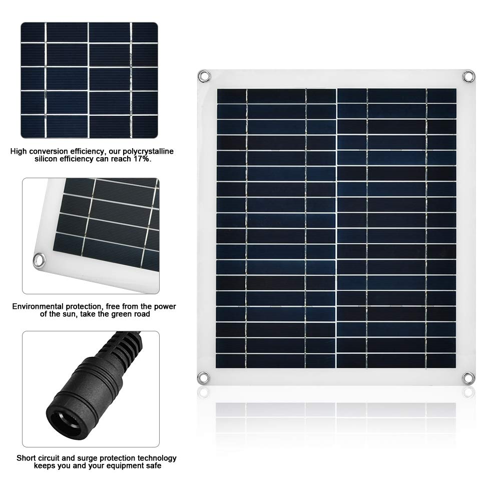 25W Flexible Solar Panel,25W New Flexible Polycrystalline Solar Panel Charger Outdoor Waterproof