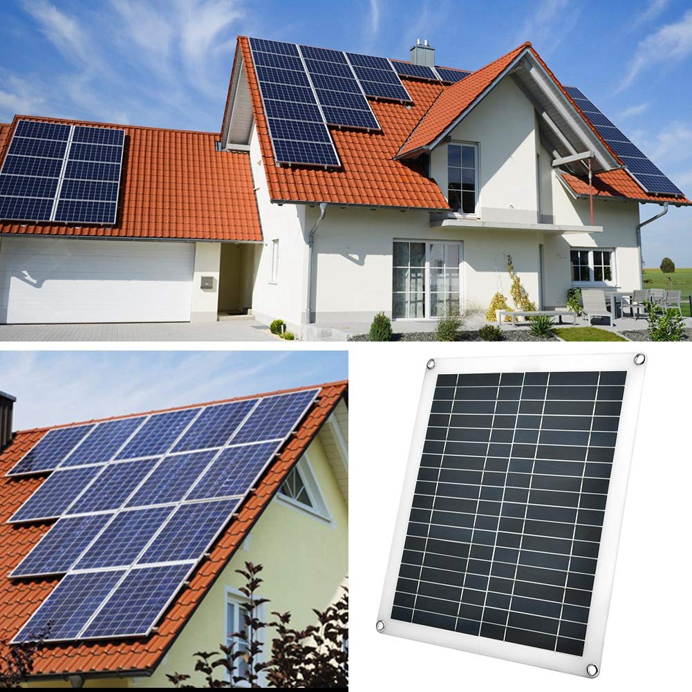 25W Flexible Solar Panel,25W New Flexible Polycrystalline Solar Panel Charger Outdoor Waterproof