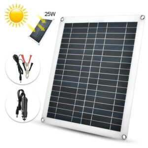 25W Flexible Solar Panel,25W New Flexible Polycrystalline Solar Panel Charger Outdoor Waterproof