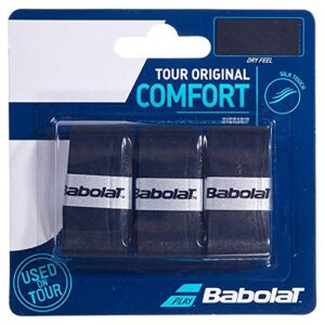 babolat tour original x3 overgrip, adults unisex, black (multicoloured), one size