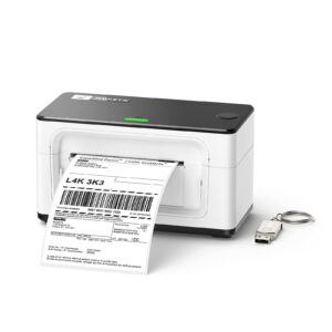 munbyn p941u thermal label printer, 4x6 inches, usb, monochrome, compatible with ups, usps, fedex, ebay, etsy