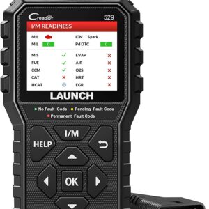 2024 Elite LAUNCH OBD2 Scanner CR529 Code Reader Check Engine Light for All OBDII Car After 1996 Full OBD2 Functions Mode 8, I/M Readiness DTC Lookup Lifetime Free Update Scan Tool [Upgrade Version]