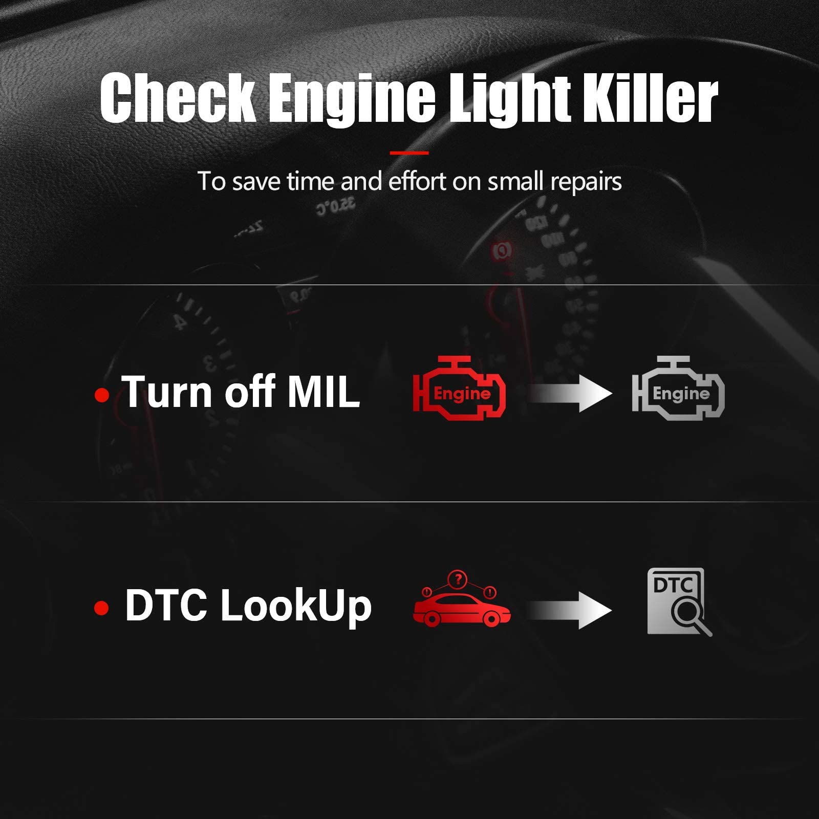 2024 Elite LAUNCH OBD2 Scanner CR529 Code Reader Check Engine Light for All OBDII Car After 1996 Full OBD2 Functions Mode 8, I/M Readiness DTC Lookup Lifetime Free Update Scan Tool [Upgrade Version]