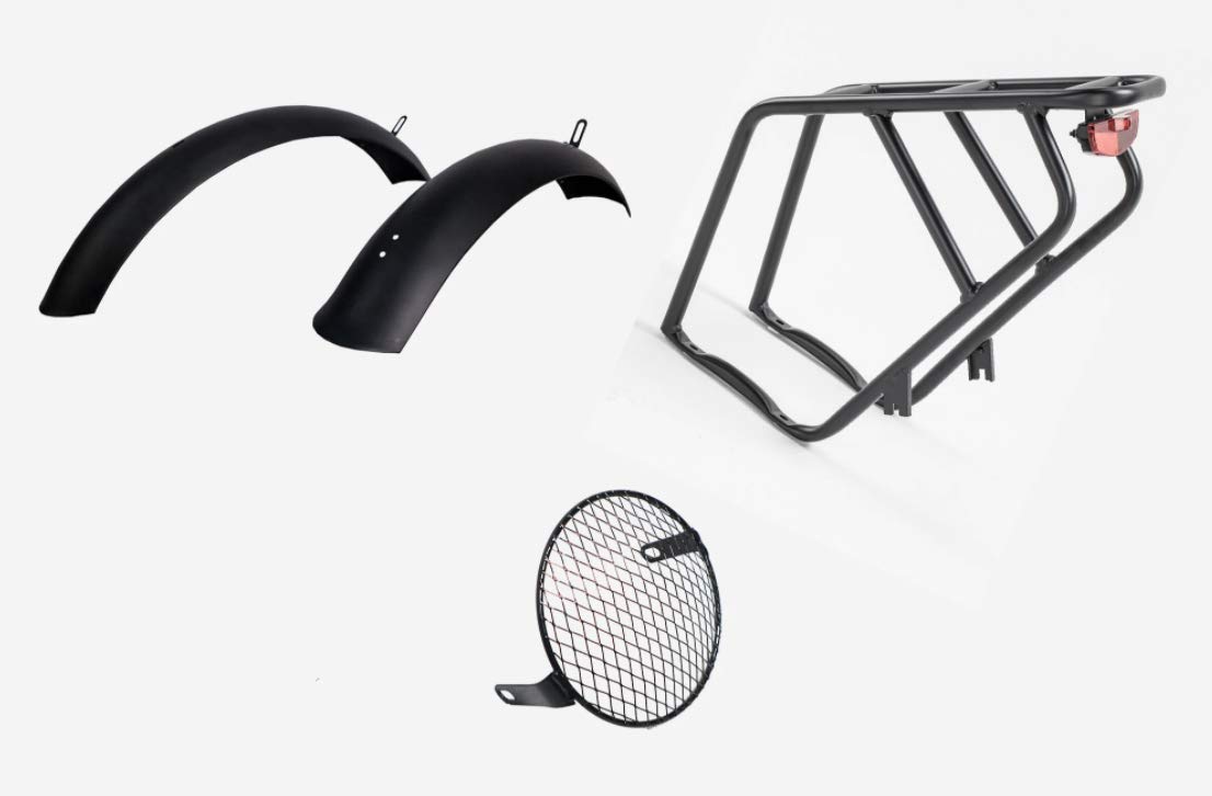 Cheetah Cafe Racer Accessories (Rack and Fender Bundle)