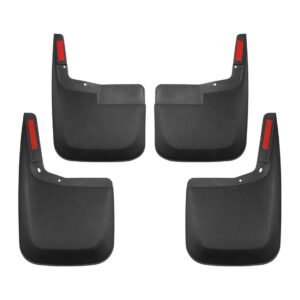 tecoom mud flaps splash guards compatible with ford f150 2015-2020 f150 accessories front and rear mud flaps 4psc set (without wheel lip molding)