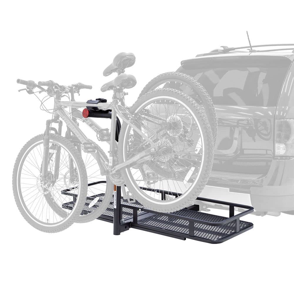 Elevate Outdoor Steel Basket Cargo Carrier with 2- or 4-Bike Rack (2 Bike)