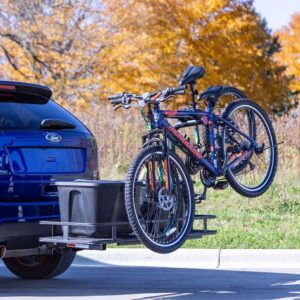 Elevate Outdoor Steel Basket Cargo Carrier with 2- or 4-Bike Rack (2 Bike)