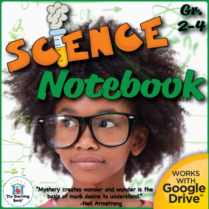 Interactive Science Notebook Grades 4-5 Printable or for Google Drive™ or Google Classroom™