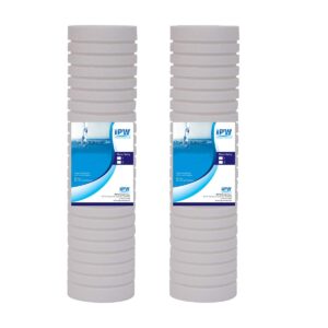 compatible for whirlpool standard capacity whole house filtration replacement filter (2 pack) whkf-gd05 by ipw industries inc.