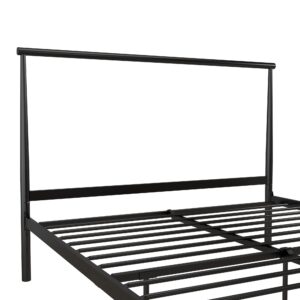 DHP Calixa Modern Metal Platform Frame, Full, Black