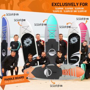 SereneLife Stand-Up Inflatable Paddle Water Fin - for Free-Flow Inflatable SUP Stand-Up Paddle Board Models SLSUPB06, SLSUPB08, SLSUPB105, SLSUPB125, SLSUPB135 & SLSUPB145 -PRTSLSUNEWFIN5