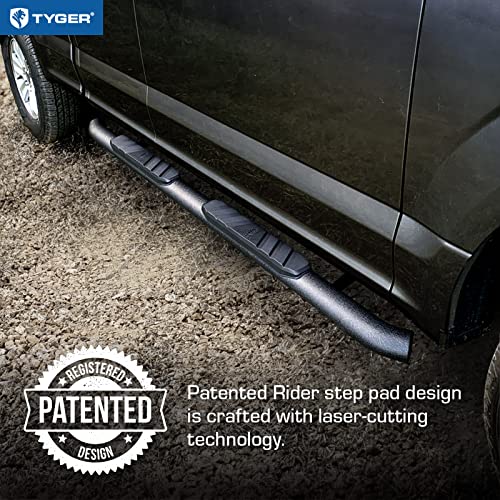 Tyger Auto 3.5" Rider Running Boards Compatible with 2019-2023 Ford Ranger | Supercrew Cab | TG-SS2F35148 | Side Step Rail Nerf Bars