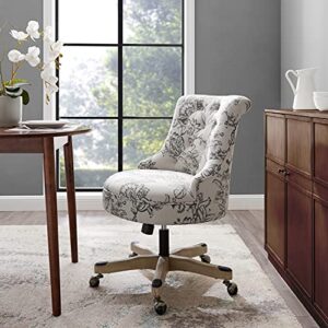 Linon Home Décor Leslie Floral Office Chair