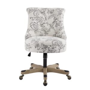 Linon Home Décor Leslie Floral Office Chair