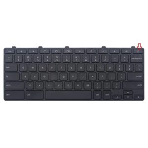 AUTENS Replacement US Keyboard for Dell Chromebook 3180 3181 3189 3380 Laptop No Backlight