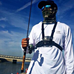 BASSDASH UPF 50+ Men’s UV Sun Protection Long Sleeve Performance Fishing Hoodie Hooded Shirts