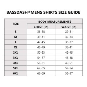 BASSDASH UPF 50+ Men’s UV Sun Protection Long Sleeve Performance Fishing Hoodie Hooded Shirts