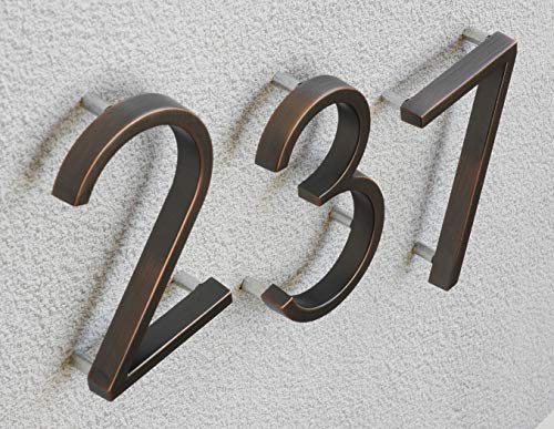 Distinctions 844719 Black Upgraded 5" Floating House Number 9