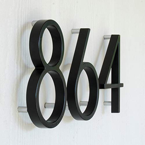 Distinctions 844719 Black Upgraded 5" Floating House Number 9