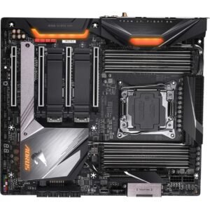 GIGABYTE X299X AORUS Master (Intel/X299/E-ATX/12 Phase Digital VRM/Triple Fins-Array Heatsink/ESS Sabre DAC/WiFi 6/10G LAN/5G LAN/Motherboard)