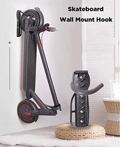 SPEDWHEL Black Wall Mount Hanger for Xiaomi M365 / Pro/Ninebot Es1 Es2 Electric Scooter Material Steel Accessories Max Load 50kg