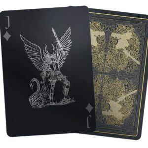 Valkyrie Playing Cards by Gent Supply - Gold, Silver & Black Edition