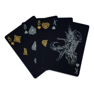 Valkyrie Playing Cards by Gent Supply - Gold, Silver & Black Edition